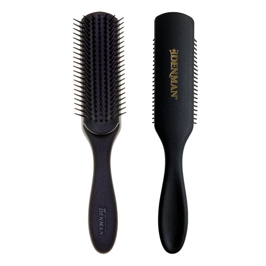 D3 Original Curl Definer & Styler, Curly Hair Brush for Women & Men – 7 Row Detangling & Curl Defining Brush for Smooth Defined Curls - a Precision Styling Brush for Straight Hair