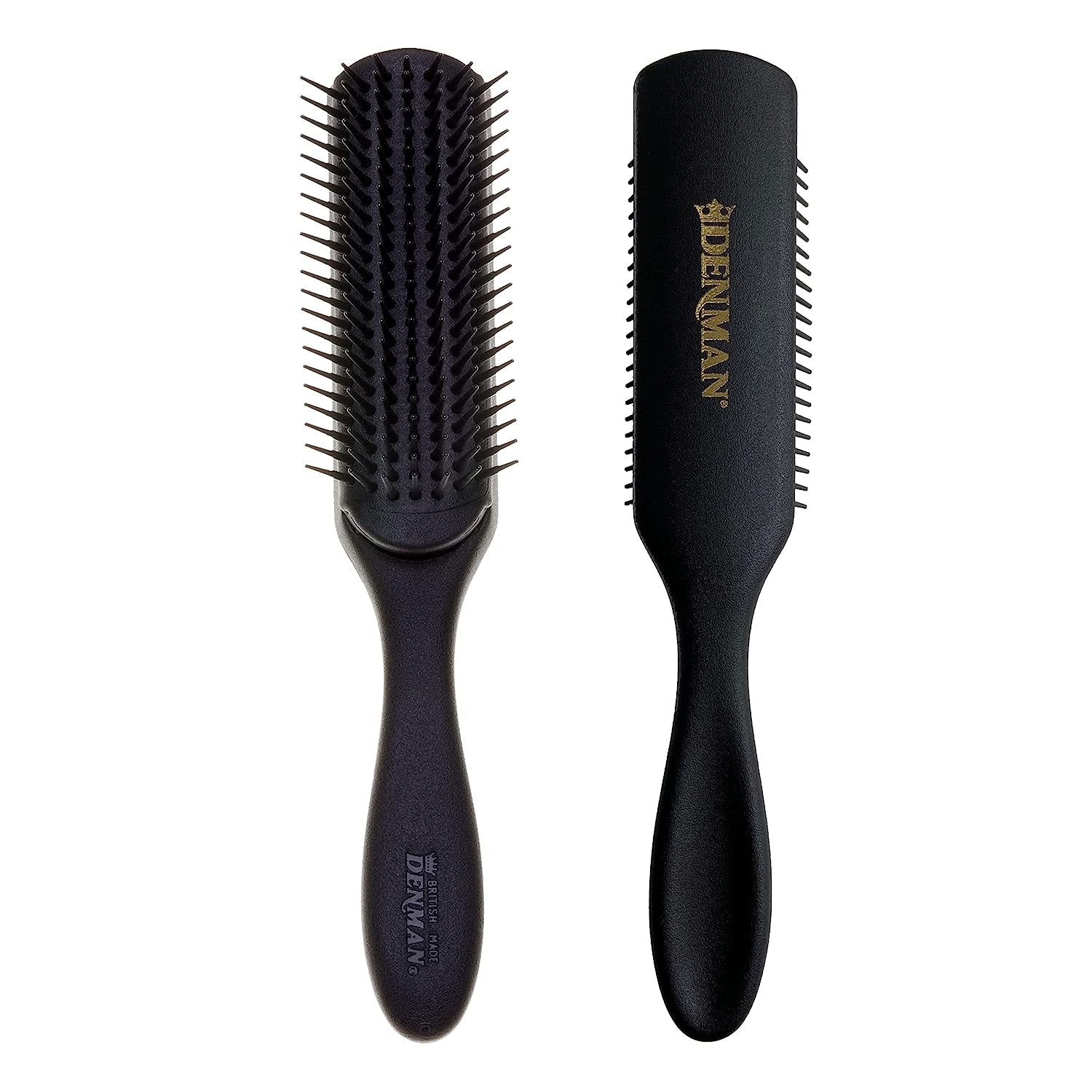 D3 Original Curl Definer & Styler, Curly Hair Brush for Women & Men – 7 Row Detangling & Curl Defining Brush for Smooth Defined Curls - a Precision Styling Brush for Straight Hair
